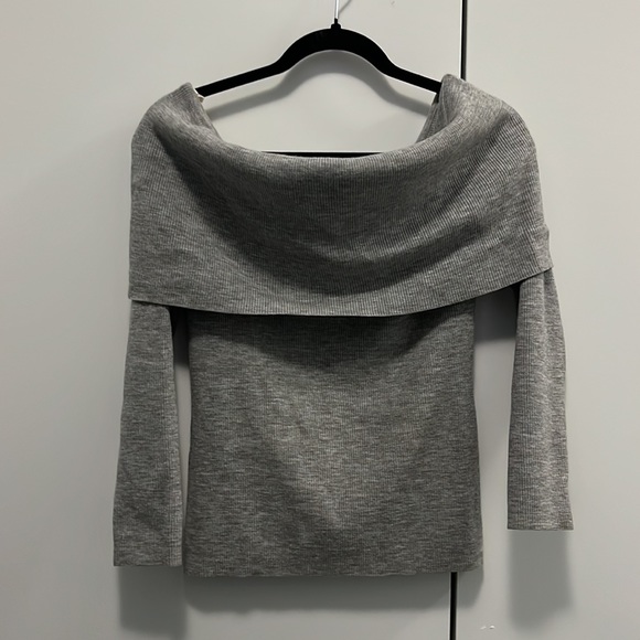 WILFRED CROQUIS OFF THE SHOULDER SWEATER - Picture 4 of 7